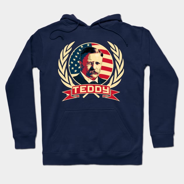 Teddy Roosevelt Hoodie by Nerd_art